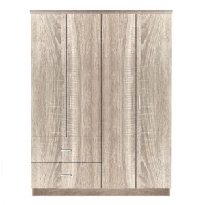 Ντουλάπα  HOYA WAX Φυσικό Χρώμα 119x42x181cm