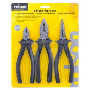 Σετ πένσας 3 τμχ (8" μακριά μύτη, 7" Πλαϊνή & 8" Combi) Κυψέλη