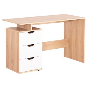 ΓΡΑΦΕΙΟ ΜΕ ΣΥΡΤΑΡΙΑ COLT ΜΕΛΑΜΙΝΗ ΣΕ ΛΕΥΚΟ-SONAMA 120x53x75Υεκ.