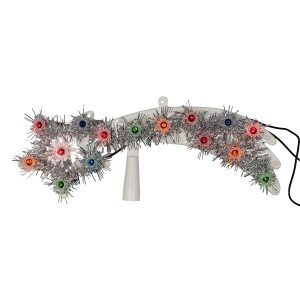 Αστέρι Χριστουγεννιάτικο Φωτιζόμενο Ασημί