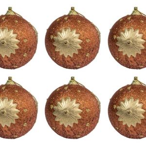 Μπάλες Χριστουγεννιάτικες Χάλκινο