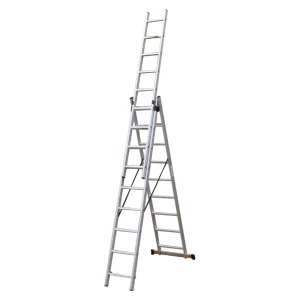 Σκάλα Prostep Τριπλή Αλουμινίου 3x9